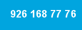 926 168 77 76 926 168 77 76